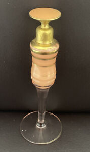 Rare 1920 S Volupte Devilbiss 6 3 8 22 Kt Gold Perfume Atomizer Bottle Tall
