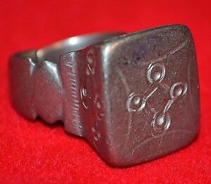 Antique African Tuareg Ethnic Tribal Metal Ring From Niger Africa Ring Size 7