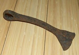 Antique Kirdi Tribal People Forge Iron Hoe Currency Collected Nigeria Africa