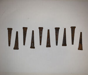 Rusty Nails Square Cut Wide Head 10 Ct 2 Inch Craft Barn Home Decor Antique Look
