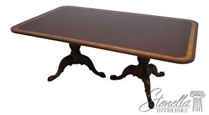 L61485ec Hickory Chair Co Banded Mahogany Dining Room Table