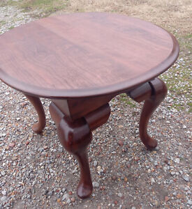 Mid Century Cherry Oval End Table Side Table Et574 