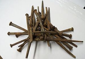 Approx 100 5 Lbs Antique 1800 S Square 4 5 Long Nails Church Good Friday