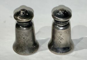 Gorham Sterling Silver Small Salt Pepper Shakers A3136