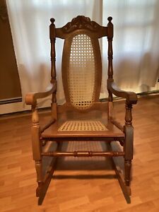 20th Century Hand Crafted Wooden Rocking Chair