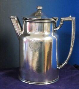 St Francis Hotel Silverplate Large Water Pitcher Or Coffee Pot 1960