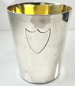 London 1790 Signed I B English Sterling Beaker Julep Antique Cup King George Iii