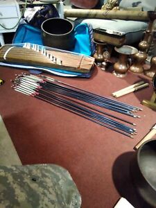Kyudo Yumi Yazutsu Antique Japanese Archery Arrows See Video