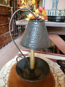Tin Punch Lantern Electric Lamp