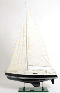 Victory Sailing Yacht Wooden Model 29 Fully Built Handcrafted Sailboat Sloop