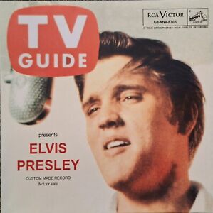 Elvis Presley Tv Guide Presents 45 Rpm Picture Sleeve Only