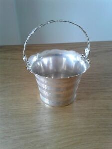 Antique George 111 Solid Silver Cream Pail London 1753