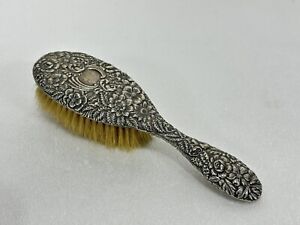 Vintage Cluny By Gorham Victorian Sterling Silver Hair Brush Art Nouveau