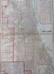 Chicago Illinois World S Fair Exhibition Grounds C 1895 Detailed City Plan Map