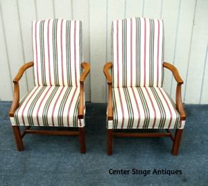 62774 Pair Fairfield Bergere Armchair Chairs