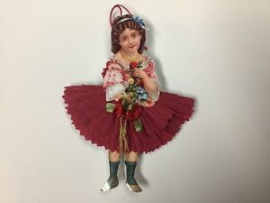 Paper Doll Vintage Christmas Valentine Easter Ornaments Item 2