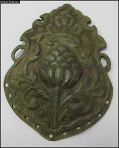 19c Antique Muslim Islamic Bronze Ornament Applique For Belt
