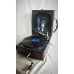 Prestigious Decca Portable Phonograph Junior Portable Used Working Item