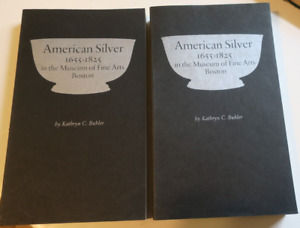 American Silver 1655 1825 Museum Of Fine Arts Boston Softcover Catalogs 2 Vols 