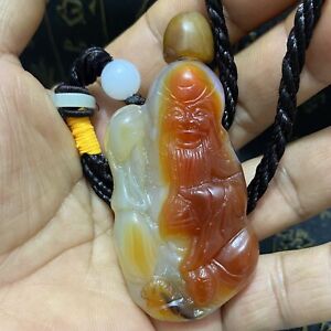100 Old Chinese Exquisite Agate Pure Hand Carved Agate Snuff Bottle
