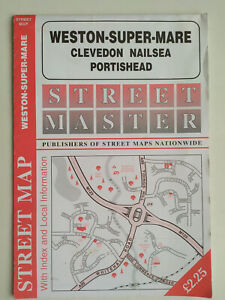 Weston Super Mare Clevedon Nailsea Portishead Steet Master Street Map