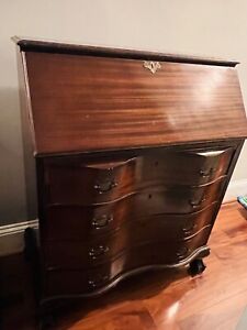 Antique Secretary Desk Drop Front Used Purchased On 1930 S Possibly 