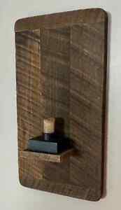 An Early Inspired Primitive Bread Board Wall Sconce Farmhouse Pantry