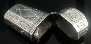 Antique Sterling Silver Etui Birmingham 1802 Cocks Bettridge