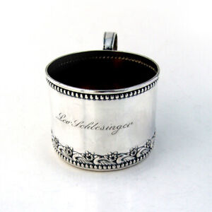 Towle Baby Cup Sterling Silver Mono Lee Schlesinger