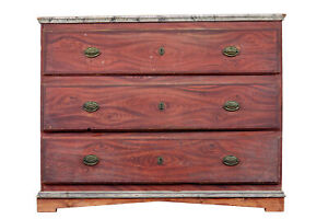 19th Century Hand Painted Swedish Chest Of Drawers