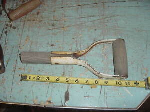 Vintage Garden Shovel Fork Tool D White Handle Farm Decor Or Use