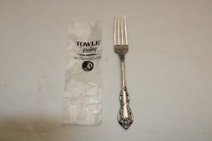 Towle Sterling Spanish Provincial Dinner Fork 7 7 8 With Sleeve No Monogram
