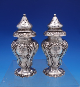 Chantilly Grand By Gorham Sterling Silver Salt Pepper Shakers A2357 7344 