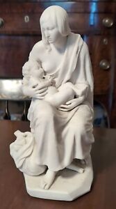 The Distressed Mother Parian Figure Westmacott Peppercorn Antique 19th Century