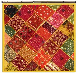 40 Rich Beads Embroidered Ethnic Decorative Art Vintage Wall Hanging Tapestry