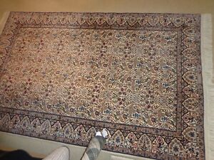 Carpet Wool And Silk Hand Knotted Naein 6 La4 3 X 6 9 