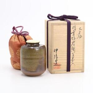 Tea Caddy Japanese Tea Ceremony Utensils Japanese Antique 3 4inch