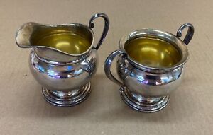 Courtship By International Sterling Silver Sugar And Creamer Set 2pc