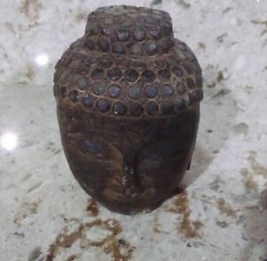Excellent Antique Chinese Old Carved Stone Buddha Head T57