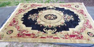 Vintage Sino Persian Rug With Beautiful Bold Colors 13 6 X 9 10 