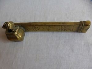 Antique Persian Divit Bronze Xixth C Ottoman Brass Divit Inkwell Pen Box