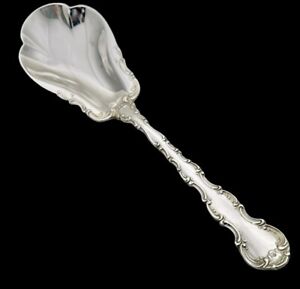 Strasbourg Sugar Shell Sterling Silver By Gorham Silver 6 With Applied Lacing