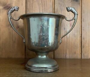 Bowls Vintage Silver Plate Trophy Trophy Trophies Loving Cup