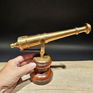 10 Vintage Antique Style 1805 Brass Signal Cannon Model