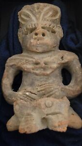 Antique Montizoma Mesoamerican Pre Colonialist Archeological Artifact