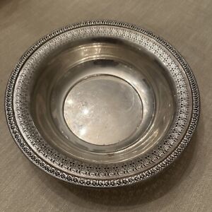 Large Sterling Silver Bowl By Richard Dimes Boston Ma Heavy 9 7 Ounces Solid