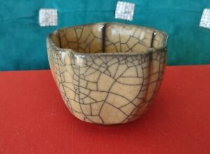 Antique Chinese Porcelain Crackle Glaze Teacup