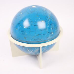Replogle Celestial Desk Globe With Stand Star Sky Constellations Zodiac Vtg Mcm