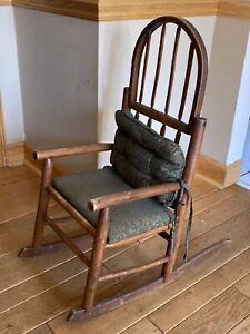 Rustic Antique Children S Wood Rocking Chair