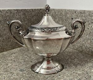 Eternally Yours 1847 Rogers Bros Silver Plate Sugar Bowl With Lid 9708